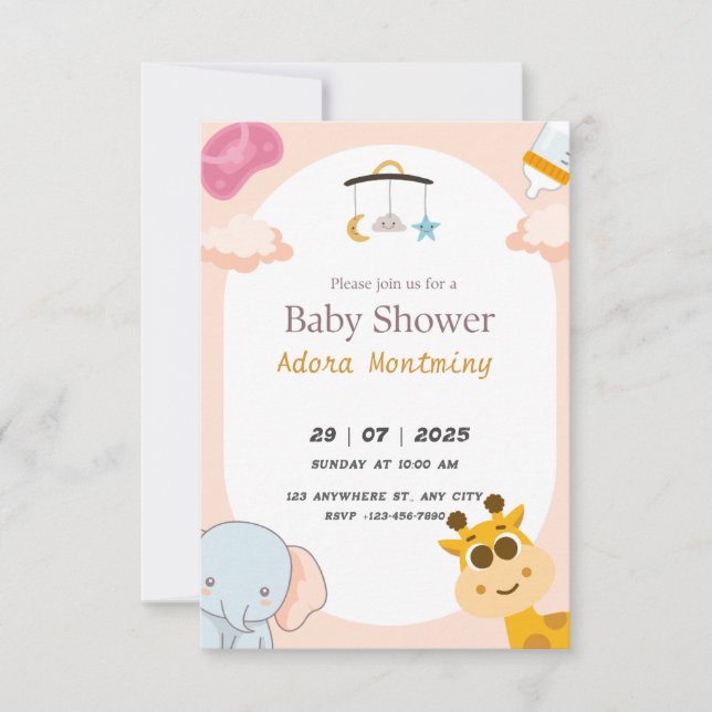 invitation bienvenue les petits sauvageons (Devant)