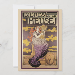 Invitation Bière de la Meuse par Marc Auguste Bastard
