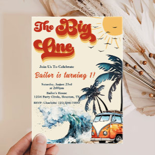 Invitation Big One Surf   Grande Vague