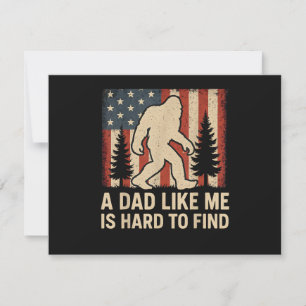 Invitation Bigfoot Patriotique Un Papa Comme Moi Est Dur à Tr