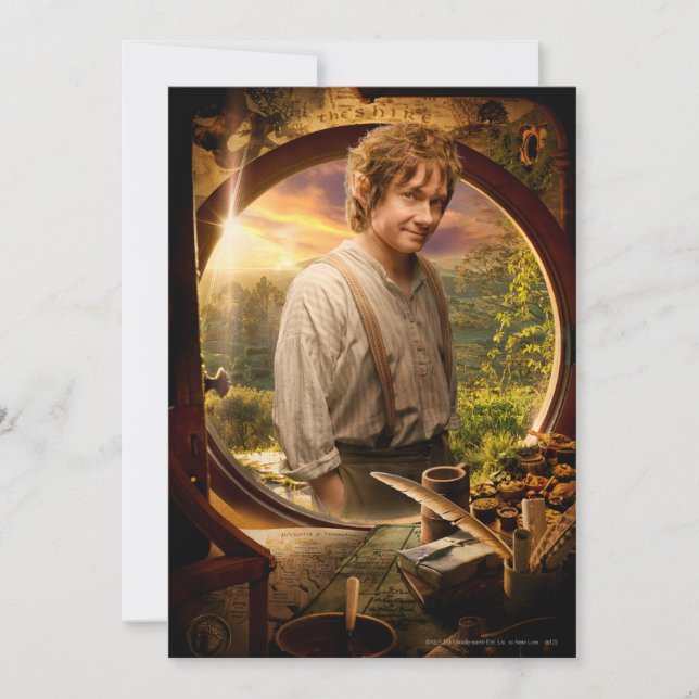 Invitation BILBO BAGGINS™ dans le collage de bordures (Devant)