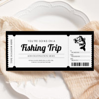 Billet cadeau de voyage de pêche surprise