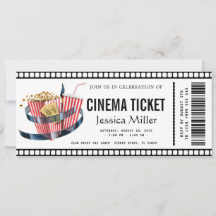 Invitation billet de cinéma