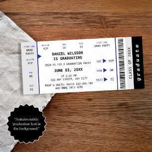 Invitation Billet de concert Classe moderne de Grad Party 202