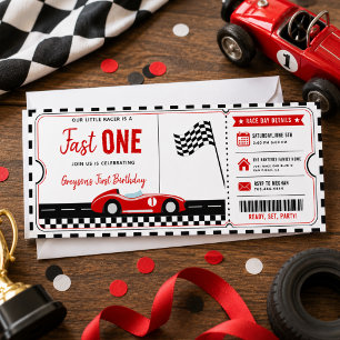 Invitation Billet de fête d'anniversaire pour garçon de 1 an 