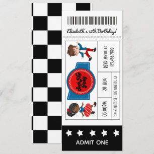 Invitation Billet pour la soirée Sock Hop du 4 juillet