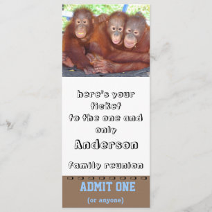 Invitation Billet Retrouvailles Familiales Admettre Un