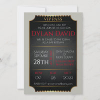 BILLET VIP en Bar Mitzvah Black and Gold