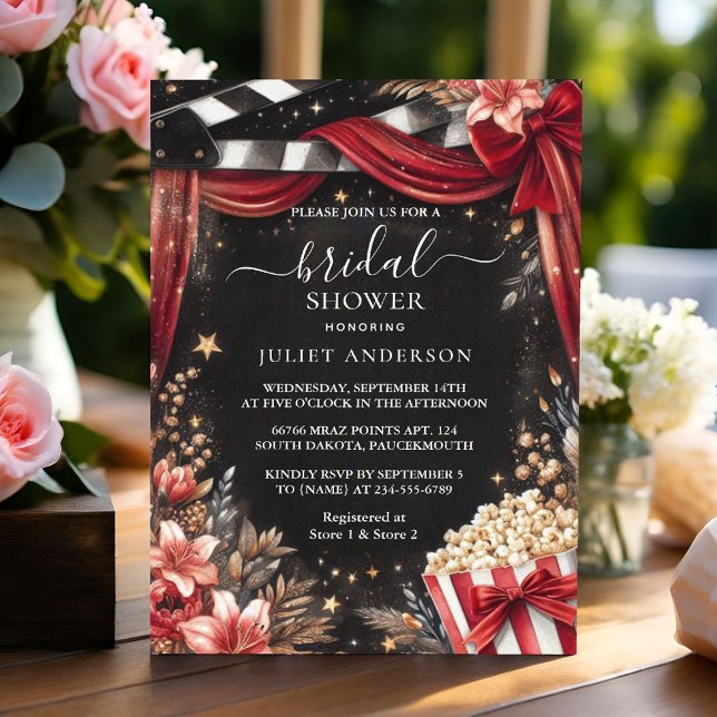 Invitation Billetterie cinéma Fête des mariées la plus popula (Créateur téléchargé)