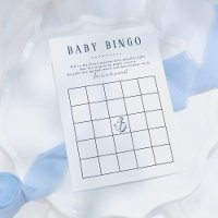 Bingo bébé | Nautical Whale Baby Boy Douche Jeu