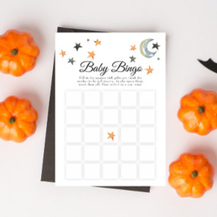 Invitation Bingo du Baby shower de  de Little Boo Citrouille 