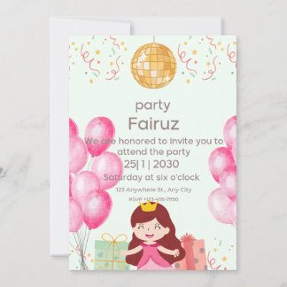 Invitation birthday 