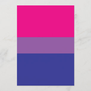 Invitation Bisexual pride