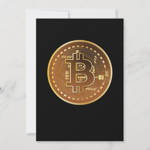 Invitation Bitcoin Digital Gold Cryptocurrency