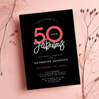 Black 50 et Fabulous Elegant 50e anniversaire