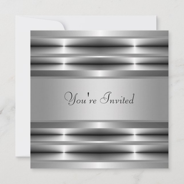 Invitation Black All Occasion Party (Devant)
