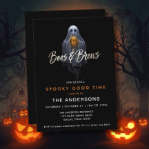 Black Boos & Brews Fantôme Halloween