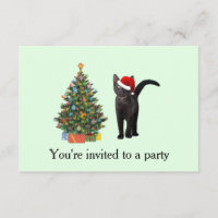 Black Cat Père Noël