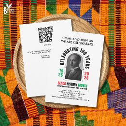 Invitation BLACK HISTORY MONTH Centennial Woodson Dinner