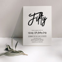 Black & White | Chic Fifty 50e Anniversaire
