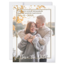 Blanc Gold Automne Elegant Chic Fall Mariage photo