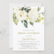BLANC Hydrangea Roses BRIDAL LUNCHEON