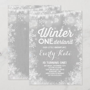 Invitation Blanc rustique d'invitation d'anniversaire