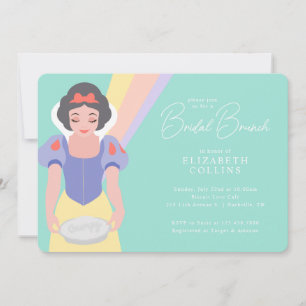 Invitation Blanche-Neige, Princesse Disney Brunch de Mariag