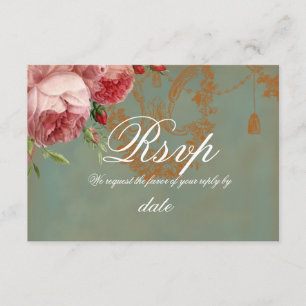 Invitation Blenheim Rose RSVP
