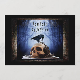 Invitation Blessé Samhain à l'invitation du Corbeau