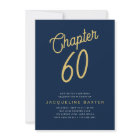 Bleu 60e anniversaire Gold Script 60