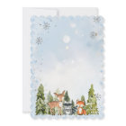 Bleu Animaux d'hiver Baby shower pour garçons de b