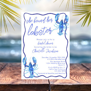 Invitation Bleu Capricieux Elle a Trouvé Sa Soirée de Mariage