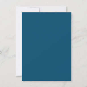 Invitation Bleu Crâne, Bleu Poussant, Jade Foncé,