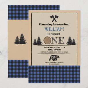 Invitation bleu de la fête d'anniversaire de