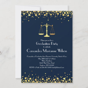 Invitation Bleu de l'école de droit de l'avocat