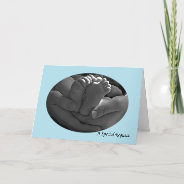 Invitation Bleu Parrain Demande du Garçon Appelé. (Devant)