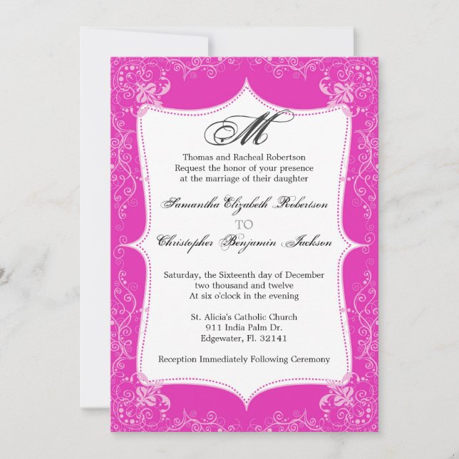 Invitation bleu turquoise vintage élégant de (Devant)