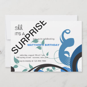 Invitation bleue d'énergie