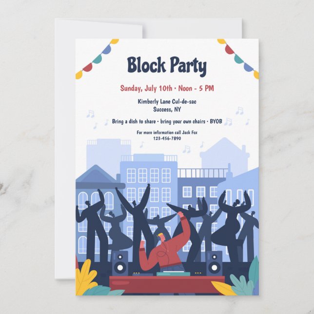Invitation Bloc (Devant)