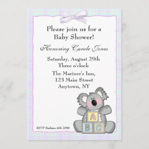 Invitation Blocs de koala