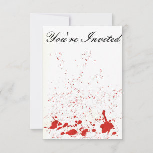 Invitation Bloodsplatz