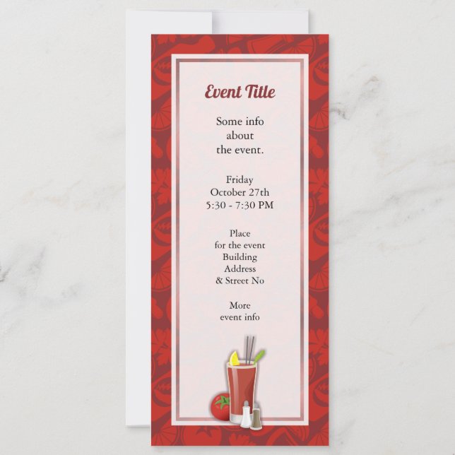 Invitation Bloody Mary (Dos)