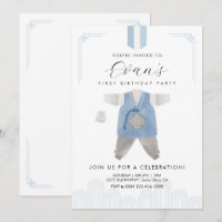 Blue Boy Hanbok Doljanchi premier anniversaire