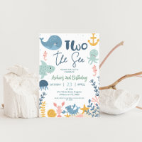 Blue Green Yellow Boys Two The Sea Birthday