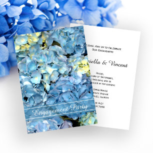 Invitation Blue Hydrangea Blossom