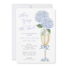 Blue Hydrangea She's Tying the Knot Fête des marié