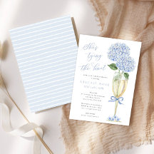 Blue Hydrangea She's Tying the Knot Fête des marié