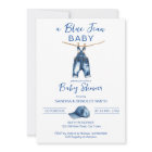 Blue jean C'est un baby shower garçon