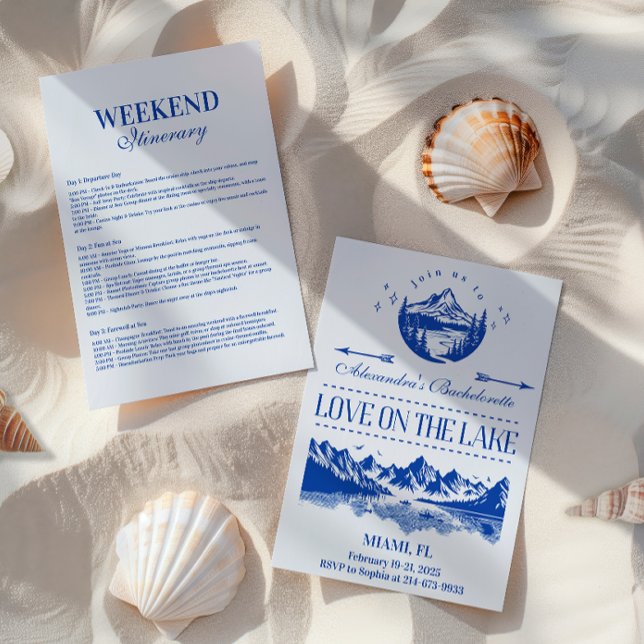 Invitation Blue Nautical Party Theme (Créateur téléchargé)